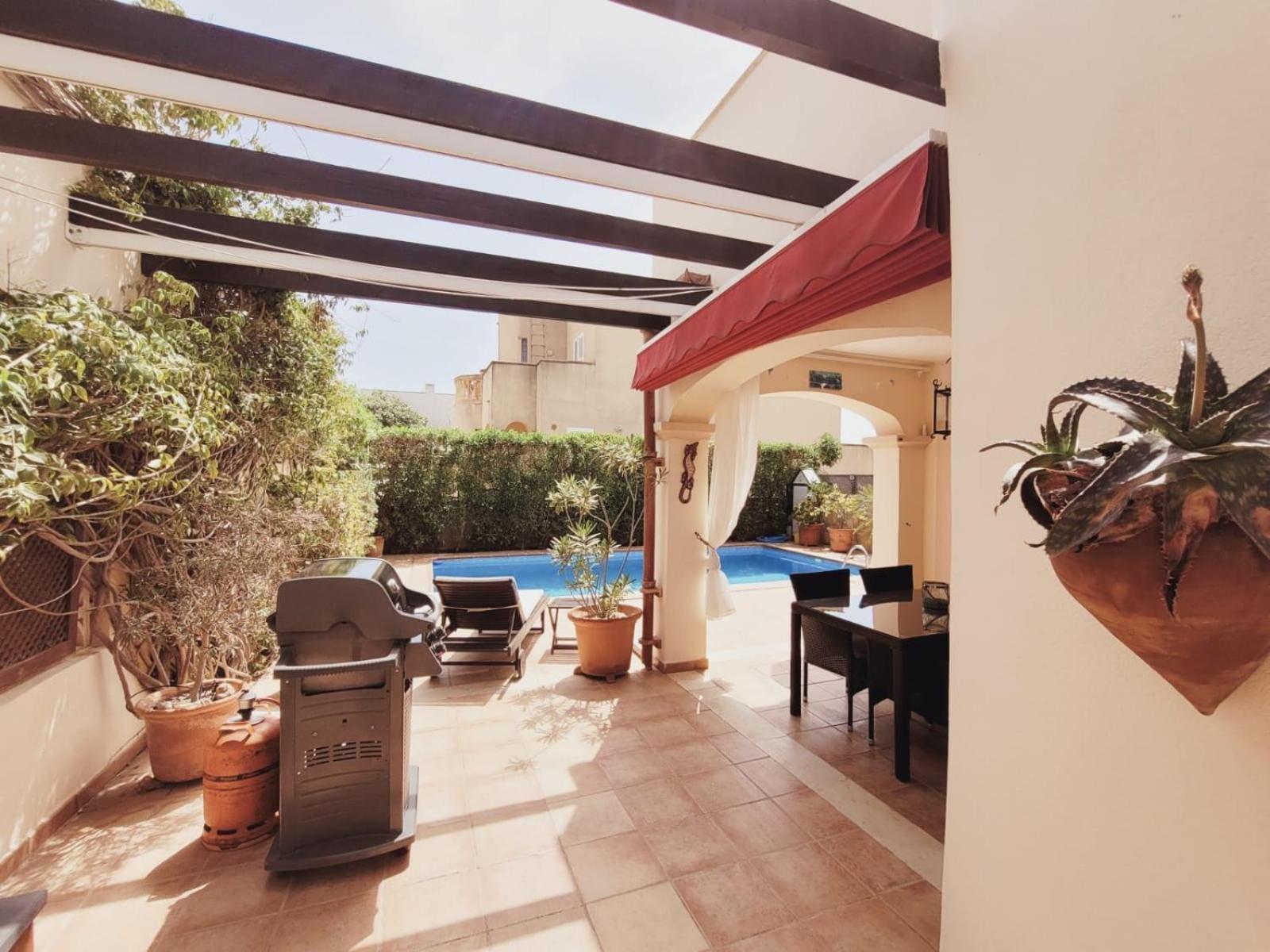 Ferienhaus Casa Yelmo Cala Mandia  Ngoại thất bức ảnh