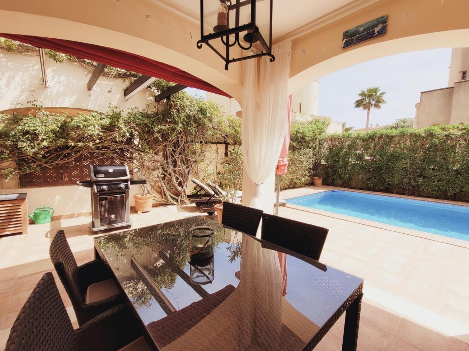 Ferienhaus Casa Yelmo Cala Mandia  Ngoại thất bức ảnh