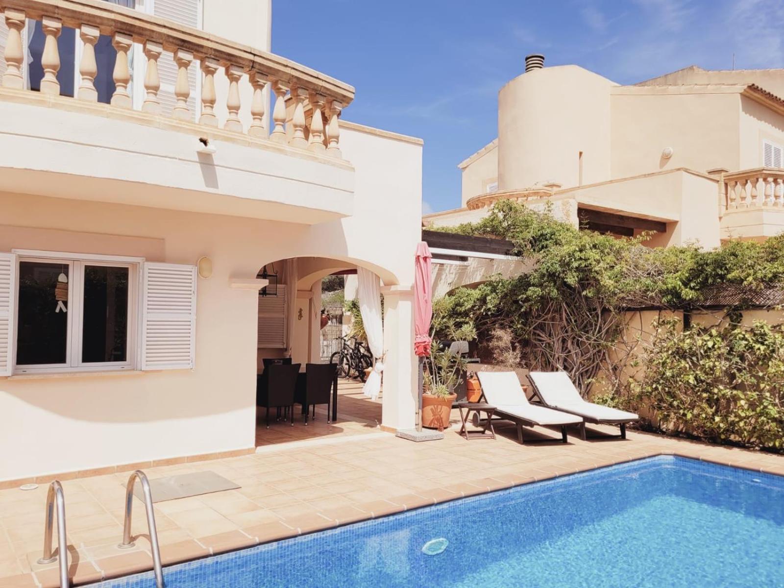 Ferienhaus Casa Yelmo Cala Mandia  Ngoại thất bức ảnh